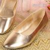 Női ARANY balerina cipő 36 - Balerina cipő - 3590
