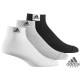 Adidas Ankle Plain T 3 Pras Zokni (Fekete-Fehr-Szrke) Z25924