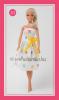 111. Srga szatn szalagos, tulipnos Barbie ruha