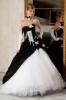 Fekete fehr menyasszonyi ruha F16