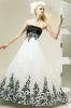 Fekete fehr menyasszonyi ruha F19