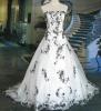 Fekete fehr menyasszonyi ruha F40