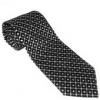 Fekete / szrke Jacquard mints nyakkend