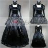 Hossz fekete ruha Gothic Lolita HC12362