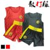 Wushu Sanda szolgltats fnyesített pamut ruha / piros s fekete színben / Boxing Ruhzat / ruhzat