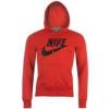 Nike Brushed kapucnis pulver / piros