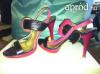 Pink-lila Lux mrkj 35-s szexi ni szandl platform cip