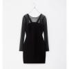 Zara fekete tltsz bettes ruha