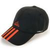 Adidas Clima365 3-Stripes ClimaLite 6panel Cap Baseball Sapka (Fekete-Narancs) X16518