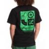 LRG Core Collection THREE Tee rvid ujj pl (fekete/zld)