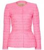 Neon pink jacket-giambattista valli boucle blazer