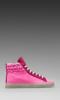 KIM ZOZI Neon Pink Sneaker in Pink