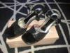 Fekete csillogó szandál használt női alkalmi cipő, méret: 38 eladó