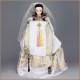 Koreai Barbie baba modernizált Hanbok az esküvői ruha