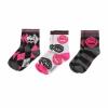 Szrke-fekete-pink Monster High zokni