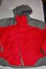Mens size XL Columbia Sportswear ski snowboard coat jacket w/ hood EUC red gray