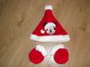 DISNEY STORE MICKEY MOUSE BABY BOY/GIRL CHRISTMAS/SANTA HAT/MITTENS 12-18MONTHS