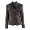 H&M fekete szvet motoros dzseki