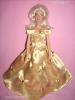 Aranyszin hercegns Barbie ruha