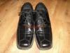 Fekete alkalmi cipő 44-s használt férfi alkalmi cipő, méret: 44 eladó
