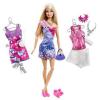 Fashionista Barbie ruha szett lila ruhás