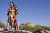 Lakota Bennsz ltt amerikai indiai harcos Tele hagyomnyos ruha ll szabadban K Donner cs cstallkoz Truckee kalifornia