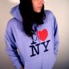 I Love New York kapucnis pulcsi/ hoodie