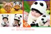 2011 -koreai baba ruha kalap sapka fekete medve alakĂş gyermekek utánzás bárány kalap sapka + sál sapka körĂźl két