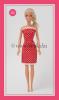 064. Piros-fehr pttys szk Barbie ruha