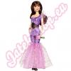 Mattel Fashionista Barbie lila estlyi ruhban