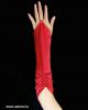 Divatos retro piros ujjatlan hosszú női kesztyű