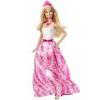 Barbie rzsaszín-fehr Tündrmese Hercegn baba - Mattel TV 2013