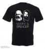 Vicces funny póló Marx Spencer mintás póló egyedi kérésre ÚJ