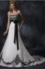 Fekete fehr menyasszonyi ruha F17