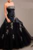 Fekete fehr menyasszonyi ruha F14