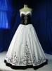 Fekete fehr menyasszonyi ruha F43