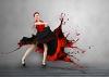 Flamenco tncos ruha ford ts festk splattering