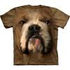 The Mountain Bulldog Face felnőtt rövidujjú 3D amerikai póló