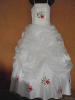 Kézzel hímzett kalocsai mintás menyasszonyi ruha méret 36 3