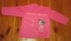 Rózsaszín hátulgombolós pulóver kabát