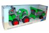 Wader Farmer Technic Traktor mit Frontlader und Anhnger 37756