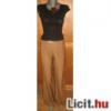 Elegáns capuccino színű női nadrág méret 36 38