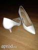 Zara fehér magassarkú cipő