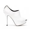 Stradivarius fehér női magassarkú cipő
