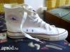 37-es női fehér converse tornacipő