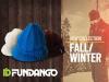 Fundango márkájú siltes kötött sapka fehér, barna és kék színben!