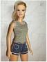 Barbie Denim Short + T-Shirt - farmer rövidnadrág + póló