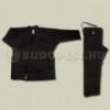 Karate ruha Saman Budo Black fekete pamut 12 oz