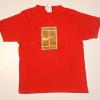 Piros rövidujjú pamut Nike mintás póló kisfiú gyerekruha