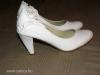 Alkalmi cipő menyasszonyi cipő fehér